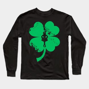 Funny Irish Dance Girls Women St Patrick's Day Gift Long Sleeve T-Shirt